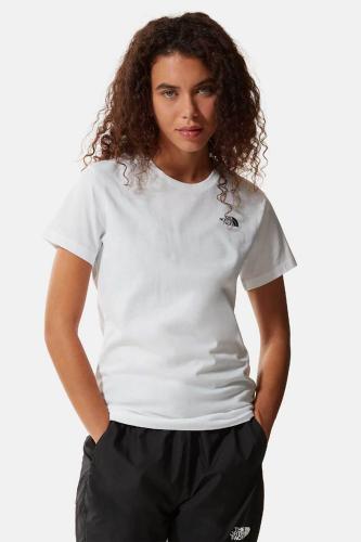 The North Face γυναικείο βαμβακερό T-shirt μονόχρωμο με logo prints 